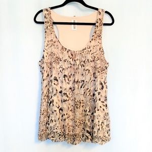 Libian Floral Lace Sleeveless Scoop Neck Top 3x
